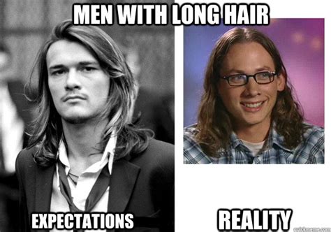 long hair funny|guy with long hair meme.